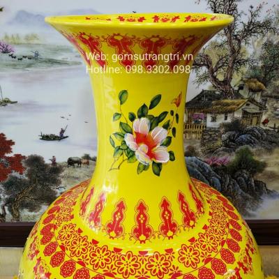 BÌNH CHIM TRĨ HOA PHÙ DUNG